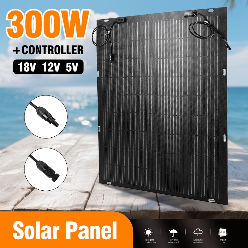 Solar Panel 200W - Гибкая солнечная панель 300 Вт, 18