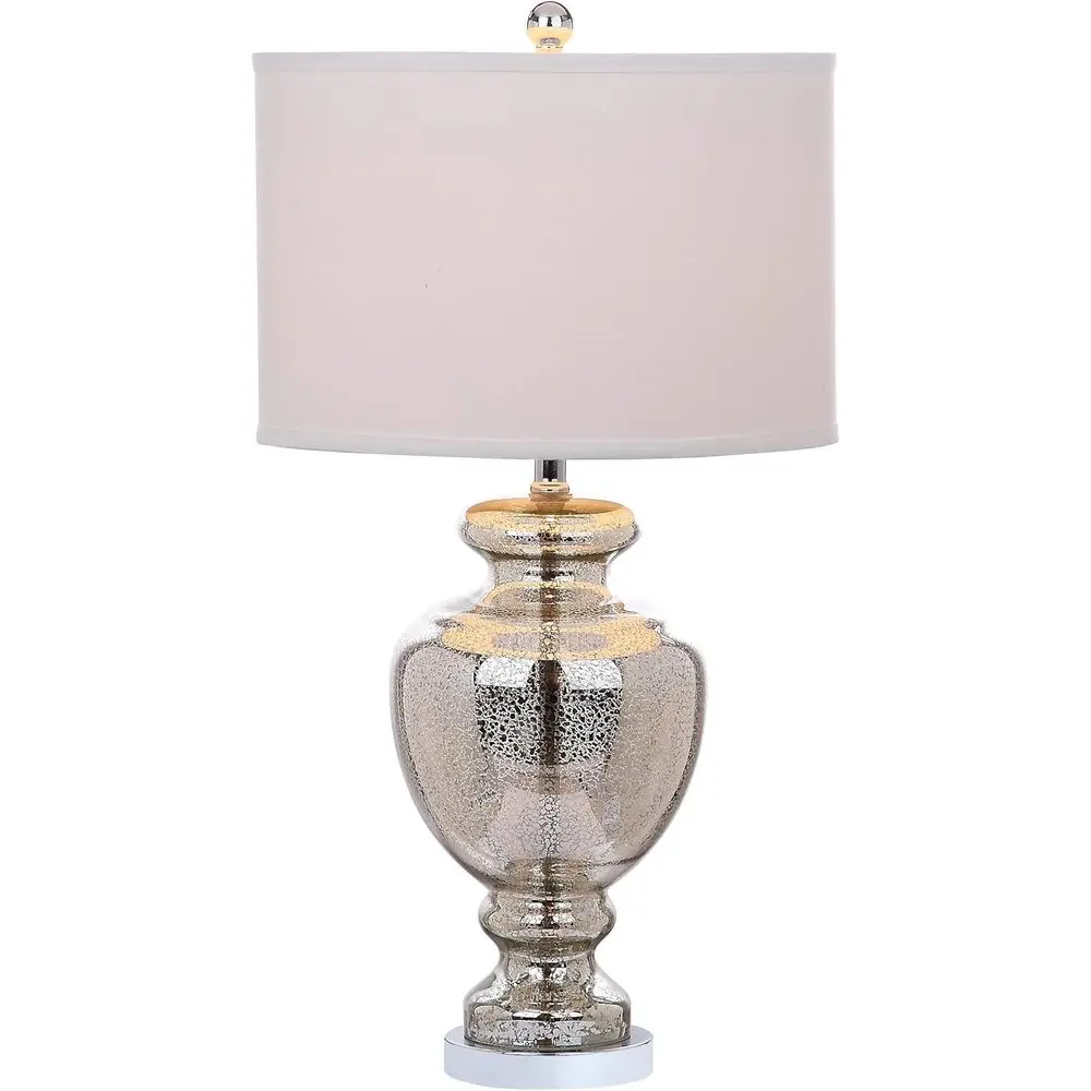 Solar Lamp - Настольная лампа Mercury Silver Crackle Glass