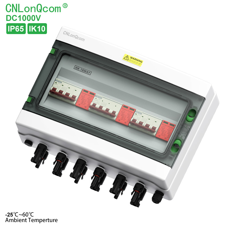 Solar Panel - CNLonQcom IP65 3-струнная распределительная панель постоянного