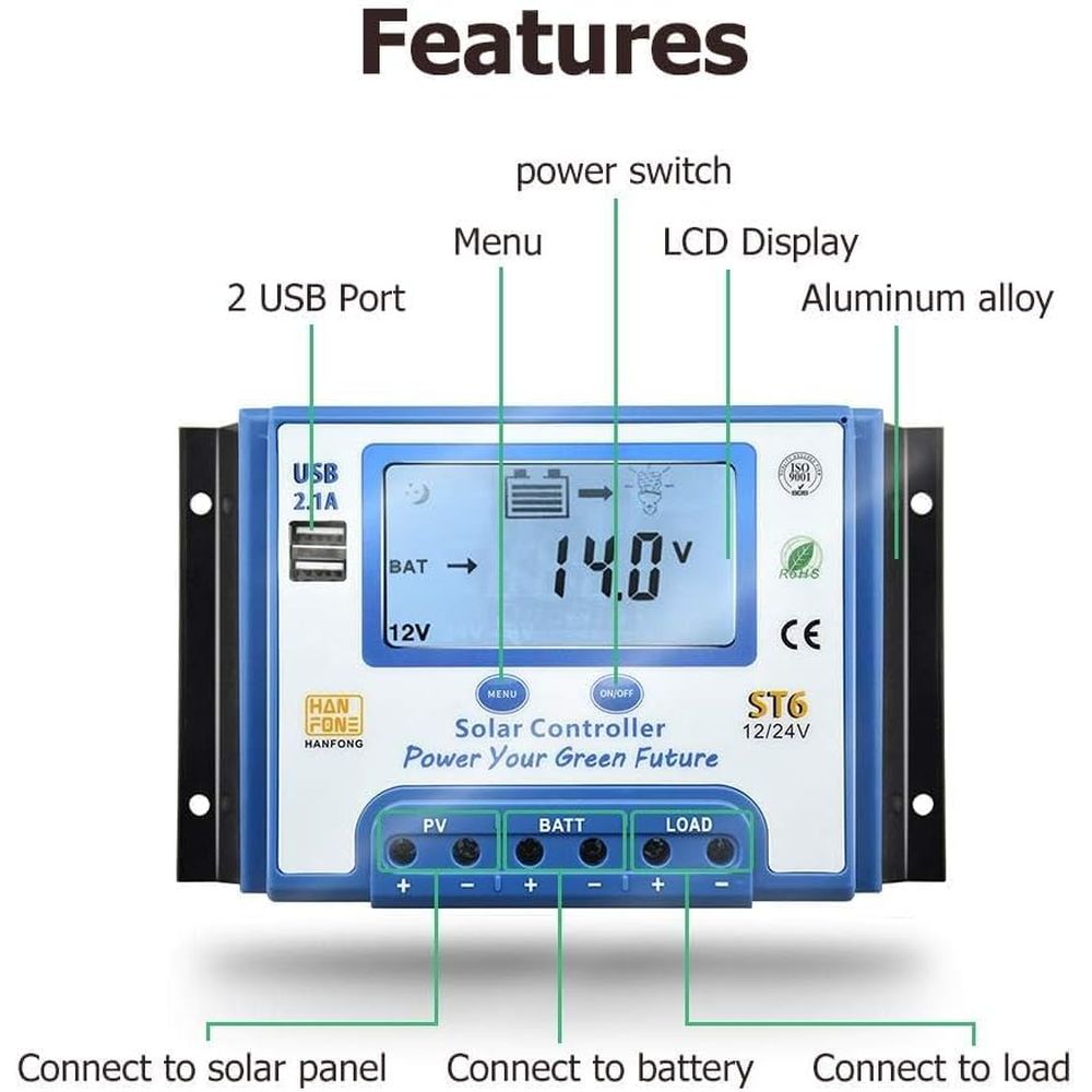 Контроллер заряда солнечных ба – обзор и цена Charge Controller Solar