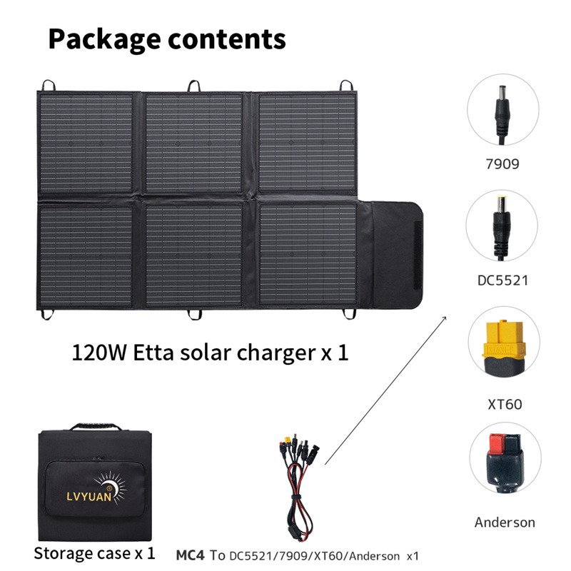 Портативный складной гибкий со – обзор и цена Solar Panel 200W