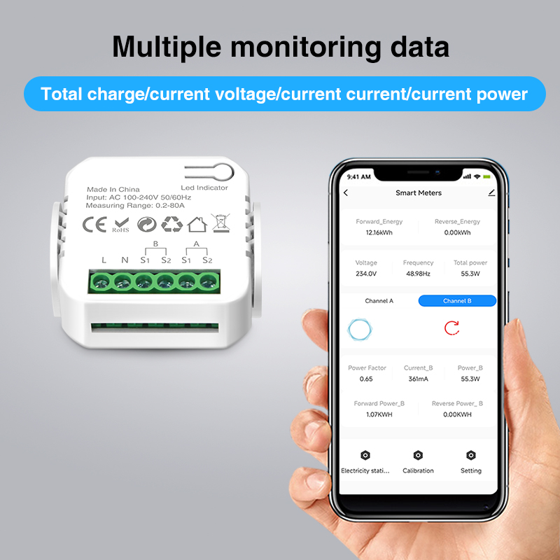 Tuya Smart Wi-Fi Интеллектуаль – обзор и цена Energy Monitor Meter