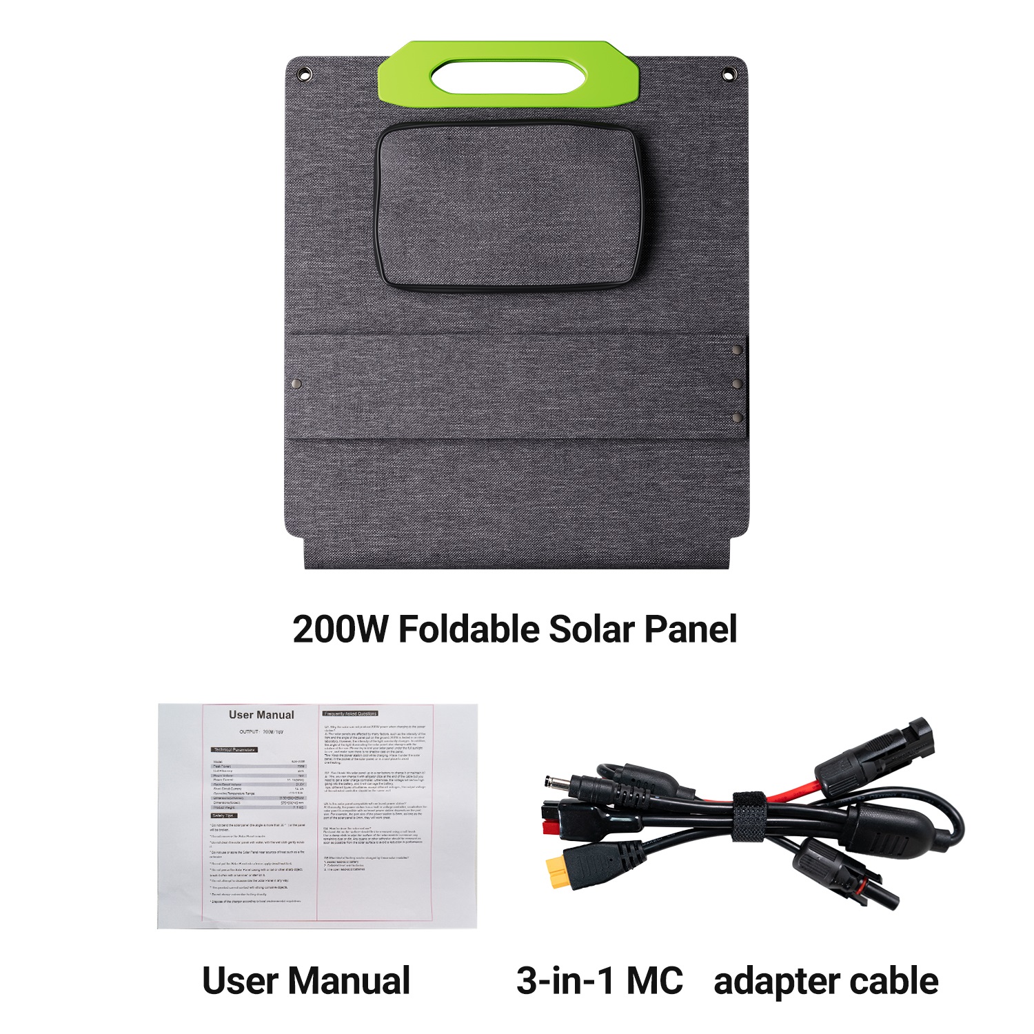 Складная солнечная панель мощн – обзор и цена Solar Panel 200W