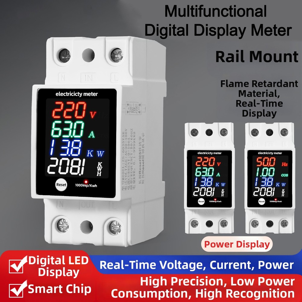 Многофункциональный цифровой д – обзор и цена Energy Monitor Meter