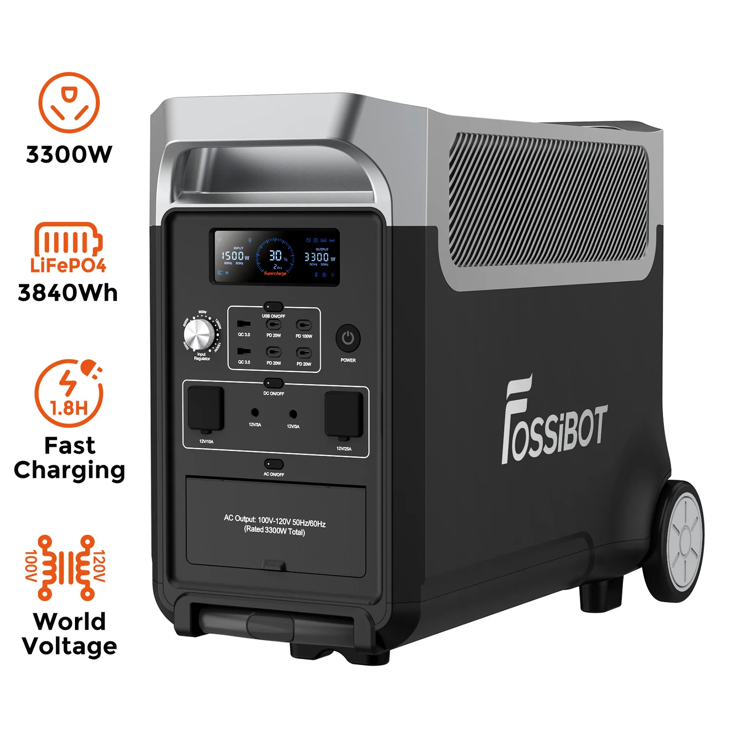 Генератор Fossibot F3600 Pro с – обзор и цена Solar Generator