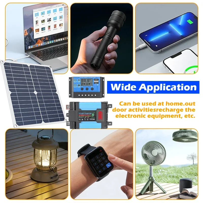 Солнечный комплект мощностью 6 – обзор и цена Solar Panel 200W