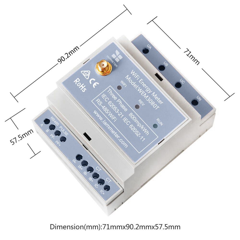 Двунаправленный 3-фазный счетч – обзор и цена Energy Monitor Meter