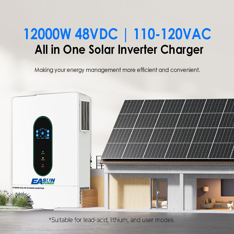 EASUN US 12 кВт 12000 Вт двухф – обзор и цена Charge Controller Solar